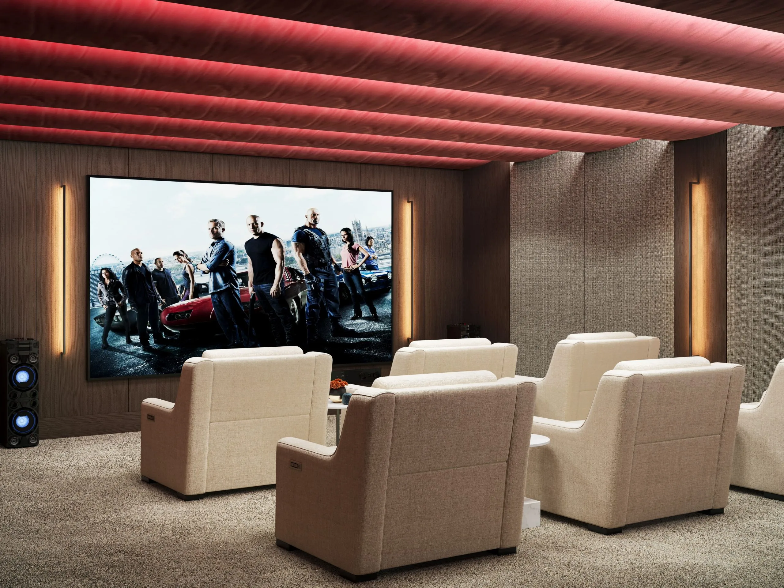 The Soleil — private theater rendering