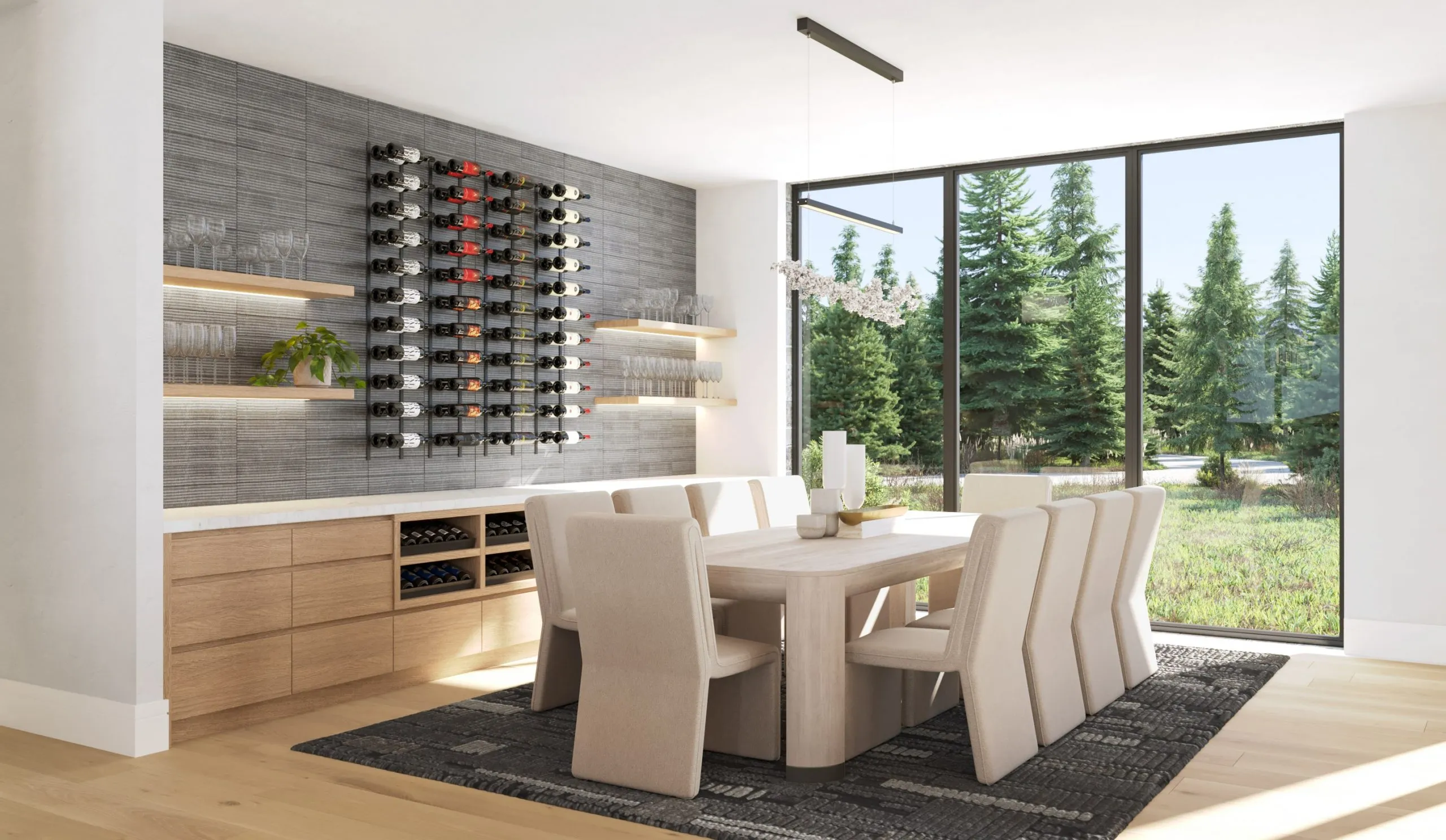 The Soleil — dining room rendering